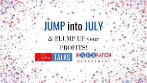 jump into july dori talks newsletter banner